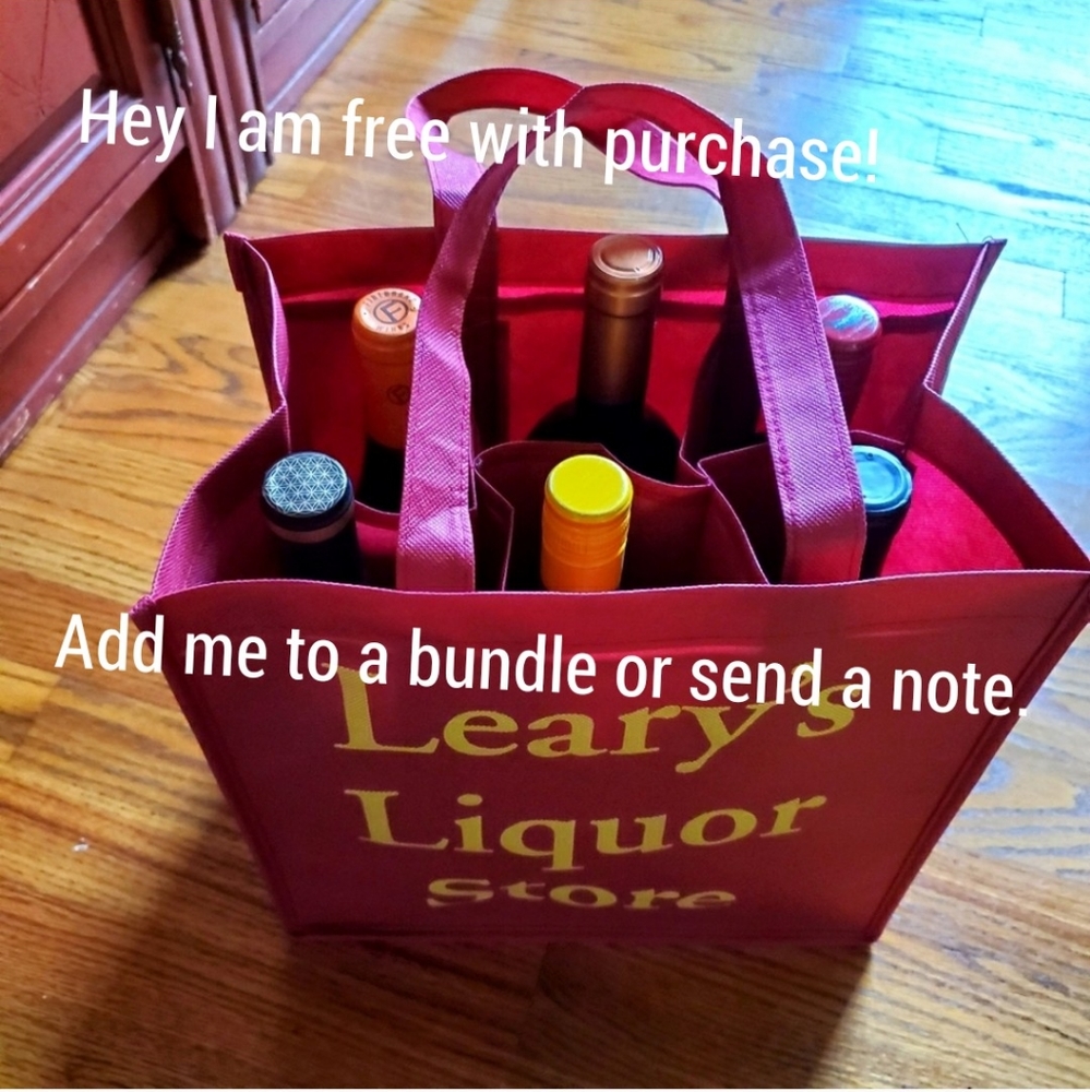 Free Wine Carry bag - holds 6 plus bottles